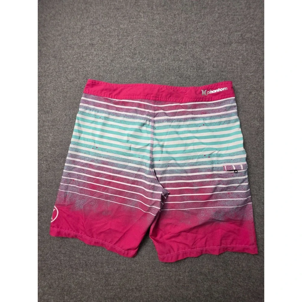 Hurley Phantom Board Shorts Mens 36 Multicolor Striped Surf Surfing Water Polo